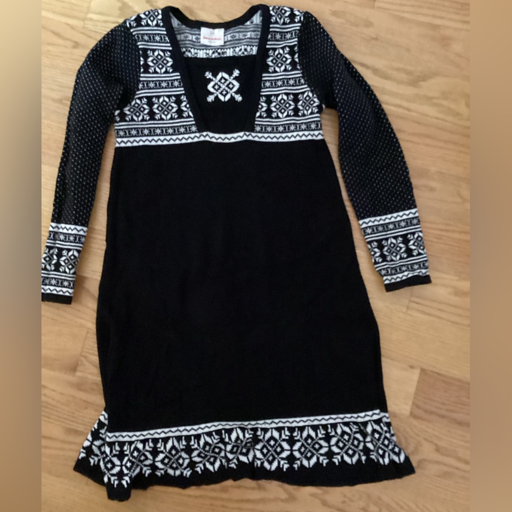 Hanna Andersson Knitted Warm Fall Winter Dress Big Girl 130. Preowned. Like new